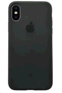 Apple iPhone X/XS Matte Silicone Case- Black thumbnail
