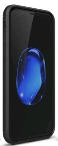 Apple iPhone 7/8 Plus Brushed Silicone Case - Black thumbnail