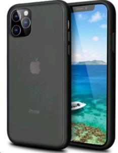 Apple iPhone 11 Pro Matte Clear Case - Black thumbnail