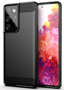 Samsung S22 Ultra Brushed Silicone Case - Black thumbnail