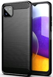 SAMA225GBS JLC DISTRIBUTION Samsung A22 5G Brushed Silicone Case- Black