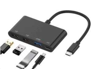 U37 4 Port Adapter - Silver thumbnail