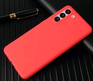 Samsung A33 2022 Matte Silicone Case Red thumbnail