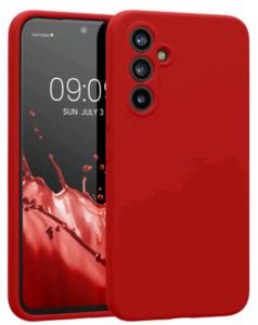 Samsung A52 4g/5g Matte Silicone Case Red thumbnail