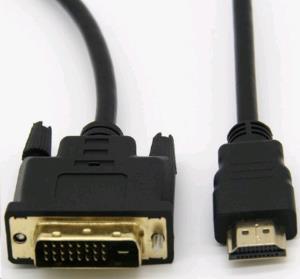L63 DVI Male to HDMI Male Cable 2M - Black thumbnail