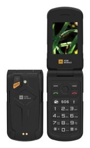 EU Product - AGM M10 6.1 cm (2.4") 168 g Black Rugged phone
