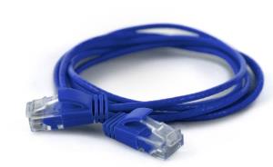 EU Product - Patchkabel UTP  CAT6a           d=2,8mm  0,50m blau