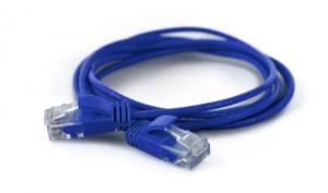 EU Product - Patchkabel UTP  CAT6a           d=2,8mm  1,50m blau thumbnail