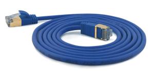 EU Product - Patchkabel SSTP CAT7 Ste. CAT6a d=4mm    0,10m blau thumbnail