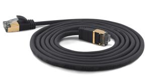 EU Product - Patchkabel SSTP CAT7 Ste. CAT6a d=4mm  0,25m  schwarz thumbnail